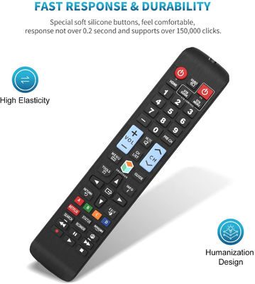 Điều khiển từ xa đa năng cho Samsung Smart TV Từ xa nhạy cảm Samsung LCD LED QLED SUHD UHD HDTV 4K 3D S