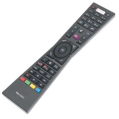 Điều khiển từ xa TV mới RM-C3231 RMC3231 phù hợp với TV LED 4K thông minh Currys JVC với NETFLIX YouTube